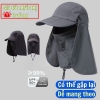 Mũ lưỡi trai gập có mạng che nắng Tg (Rêu)