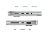 Macbook Pro 14 inch 2023 Silver (MPHH3) - M2 Pro/ 16G/ 512G - Likenew