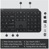 Bàn phím không dây Bluetooth Logitech MX Keys