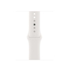 Apple Watch SE GPS Silver Aluminum Case With White Sport Band