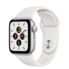 Apple Watch SE GPS Silver Aluminum Case With White Sport Band