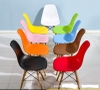 Ghế eames nhựa PP chân gỗ sồi JC - 02B