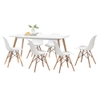 Bàn ăn hiện đại nhập khẩu giá rẻ cho chung cư Mã E124