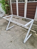 Bàn chân sắt chữ Z sơn tĩnh điện màu trắng 120 x 60 : BCZ - 120 - 60