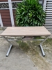 Bàn chân sắt chữ Z sơn tĩnh điện màu trắng 120 x 60 : BCZ - 120 - 60