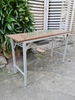 Bàn chân sắt gấp gọn có bụng để tài liệu : BG - 120x40