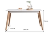 Bàn Eames chữ nhật 120x80 - Mã : BA3-46