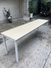 Bàn làm việc chân sắt 2m4 x 60 khung lắp ráp giá rẻ : BS - 2460