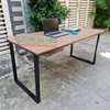 Bàn văn phòng chân sắt giá rẻ 1m6 x 80 : KG - B160x80