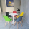 BỘ BÀN ĂN, CAFE CHO 5 NGƯỜI GHẾ EAMES HIỆN ĐẠI : MÃ - T117-205