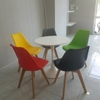 BỘ BÀN ĂN, CAFE CHO 5 NGƯỜI GHẾ EAMES HIỆN ĐẠI : MÃ - T117-205