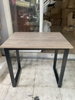 Bộ bàn ghế chân sắt seri nhỏ 80 x 60 + ghế văn phòng lưng lưới : KG - B01