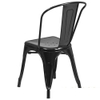 Ghế dựa tolix màu đen B303