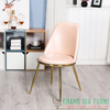 Ghế ăn bọc nệm dầy chân mạ vàng cao cấp – Mã : E285