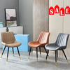 Ghế ăn Loft sọc chân sắt nệm bọc da nhập khẩu: KG - E332
