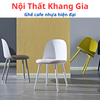 Ghế ăn,  tiếp khách, cafe, nhựa lót nệm nhung: KG - E82