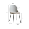Ghế ăn,  tiếp khách, cafe, nhựa lót nệm nhung: KG - E82