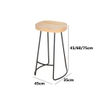 Ghế bar  bằng gỗ và kim loại nguyên khối - Mã : 341