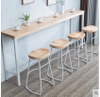 Ghế bar  bằng gỗ và kim loại nguyên khối - Mã : 341