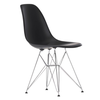 Ghế cafe eames thân nhựa chân thép mạ crom: DSR