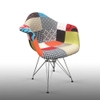 Ghế eames thổ cẩm có tay - Mã : J022
