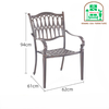 Ghế cafe ngoài trời nhôm đúc nhập khẩu: KG - E60