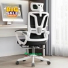 Ghế Công Thái Học Cao Cấp Khung Trắng: KG - S08