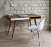 Ghế cafe eames thân nhựa chân thép mạ crom: DSR