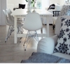 Ghế cafe eames thân nhựa chân thép mạ crom: DSR