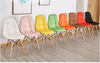 Ghế eames bọc da PU hiện đại JC - 168