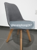 Ghế eames bọc vải 4 chân gỗ nhập khẩu : E1019
