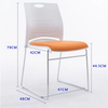 Ghế hội trường chân sắt mạ crome: KG - B576