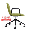Ghế làm việc chân xoay bọc vải đẹp: KG - E185