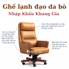 Ghế lãnh đạo da bò nhập khẩu: JC - A2022