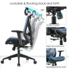 Ghế lưới văn phòng Ergonomic : KG - B107A