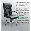 Ghế ngồi làm việc máy tính nệm da: JC - 7160