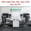 Ghế ngồi làm việc máy tính nệm da: JC - 7160