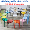 Ghế nhựa đúc đã năng cho quán cafe, quán ăn giá rẻ: KG - E57