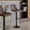 Ghế quầy bar chân sắt nệm da sang trọng: KG - B174