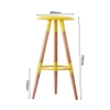 Ghế quầy bar gỗ 3 chân hiện đại JB - 2128