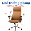 Ghế trưởng phòng nệm da cao cấp: KG - 2311