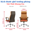 Ghế trưởng phòng nệm da cao cấp: KG - 2311