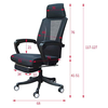Ghế văn phòng ngả lưng có gác chân cao cấp: JC - A298