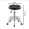 Ghế xoay spa tròn nệm da êm: KG - E134