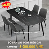 Tổng Hợp 15 Bộ Bàn Ghế Ăn, Sang trọng chỉ từ 3 triệu Sale tháng 8 tại Khang Gia