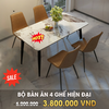 Tổng Hợp 15 Bộ Bàn Ghế Ăn, Sang trọng chỉ từ 3 triệu Sale tháng 8 tại Khang Gia