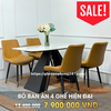 Tổng Hợp 15 Bộ Bàn Ghế Ăn, Sang trọng chỉ từ 3 triệu Sale tháng 8 tại Khang Gia