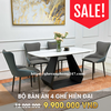 Tổng Hợp 15 Bộ Bàn Ghế Ăn, Sang trọng chỉ từ 3 triệu Sale tháng 8 tại Khang Gia