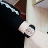lên tay Đồng hồ nữ Davena Crystal D0004 Dáng Vuông