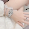 SET Đồng hồ nữ Davena Crystal D61692-SS